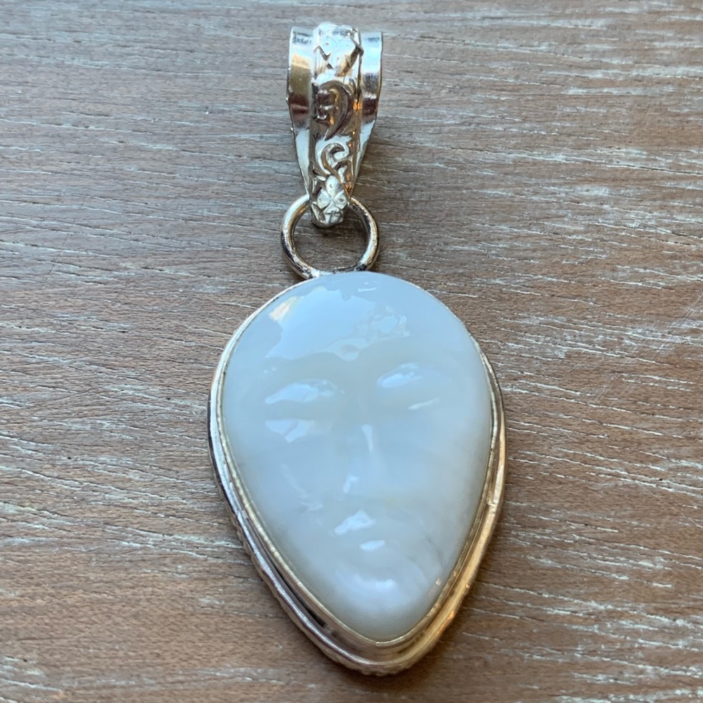 Moon face charm